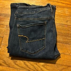American eagle Hi-rise artist flare jeans. Size 16 short.
